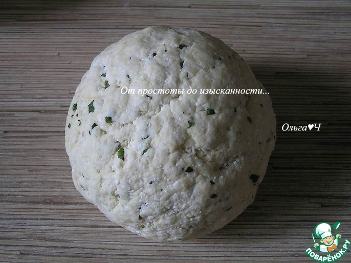 Творожные булочки с мятой
