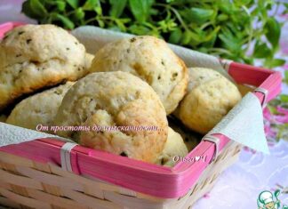 Творожные булочки с мятой