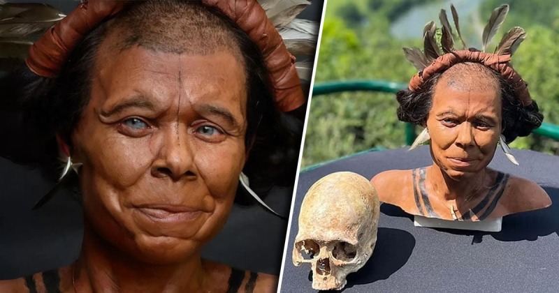 Ученые воссоздали лицо женщины, жившей в Европе 10 000 лет назад