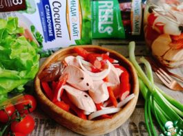 Утопенцы или маринованные сосиски с овощами