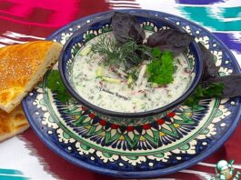 Узбекская окрошка «чалоп»