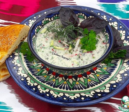 Узбекская окрошка «чалоп»