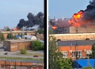 В России атакован завод, на котором производят антенны для «Шахедов»