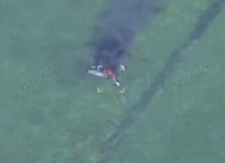 Воздушные силы уничтожили российский истребитель Су-35: Видео