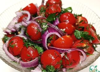 Закуска из помидоров черри