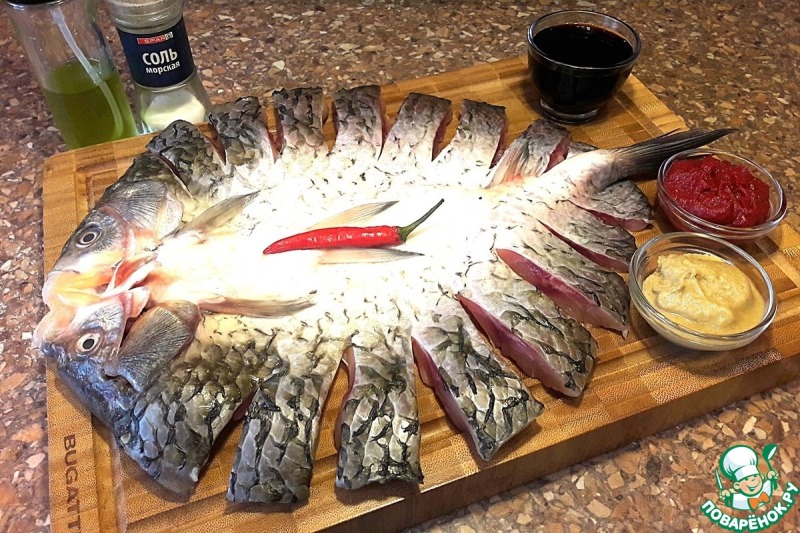 Запеченный карась