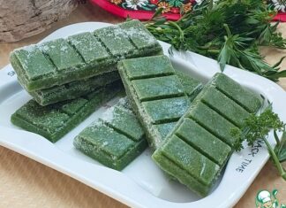 Зеленое пюре из стеблей зелени «Экономное»