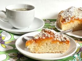 Абрикосово-кокосовый пирог