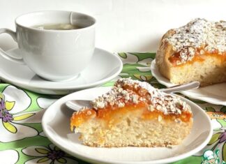 Абрикосово-кокосовый пирог