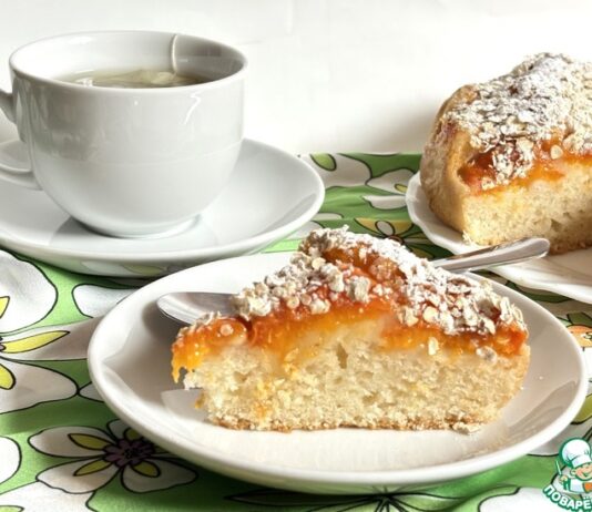 Абрикосово-кокосовый пирог