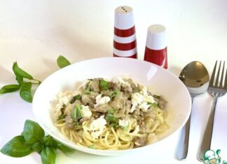 Белый соус болоньезе