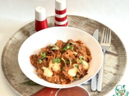 Быстрая сковорода «А-ля лазанья»