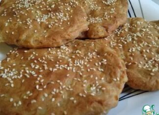 Цельнозерновые луковые лепёшки