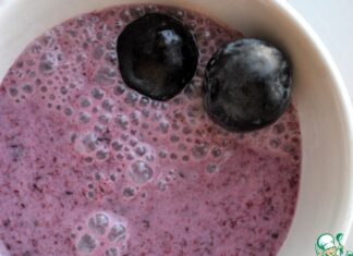 Чернично-виноградный смузи