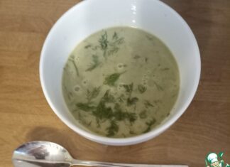 Гаспачо из цуккини и миндаля