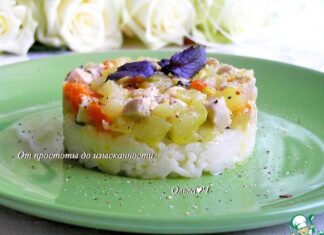 Летнее рагу из курицы с овощами