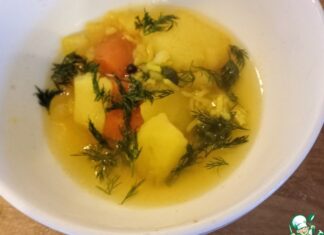 Лёгкий рисовый суп