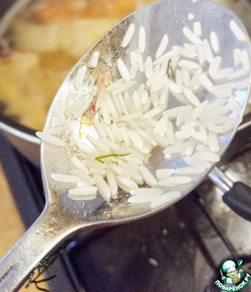 Лёгкий рисовый суп