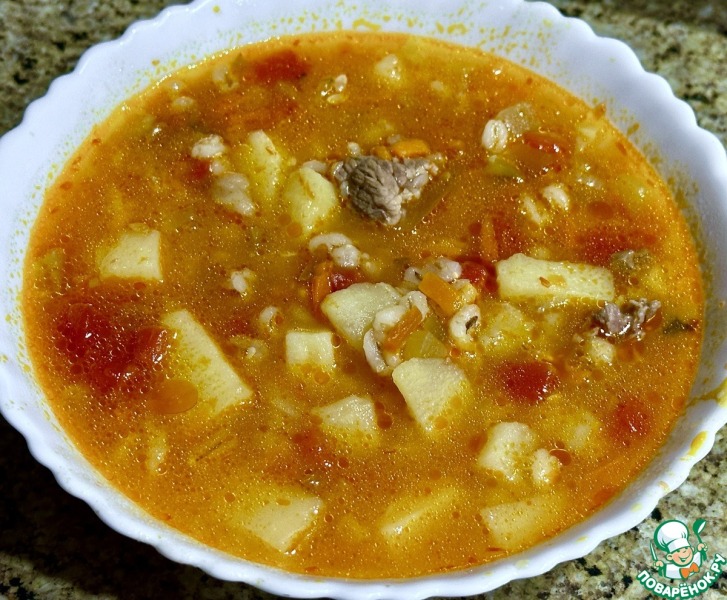 Рассольник по ленинградски
