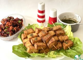 «Шашлычки» из тофу
