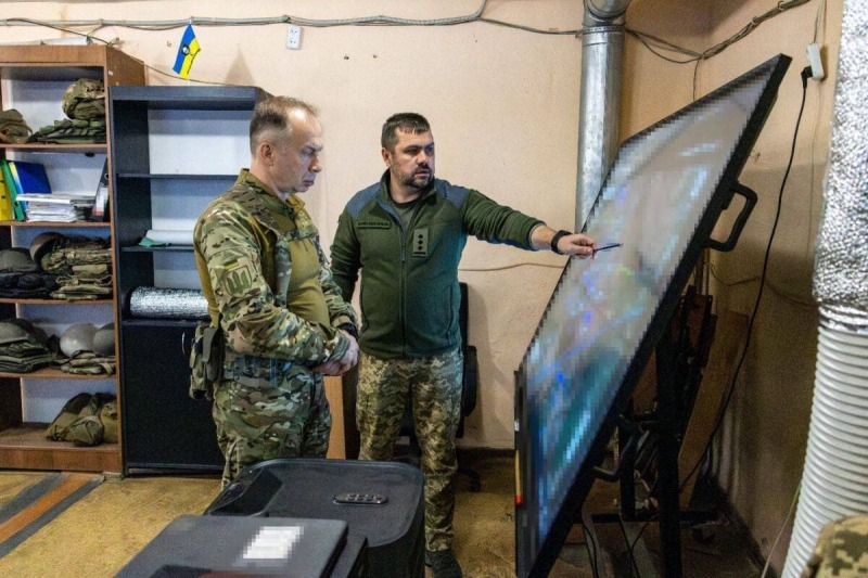 Сырский посетил войска в Харьковской области, где существует угроза нового наступления оккупантов