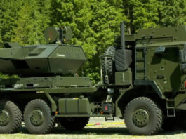 В Воздушных силах показали успешную работу зенитного комплекса Skynex по вражеским дронам