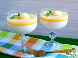 Дынная панна котта