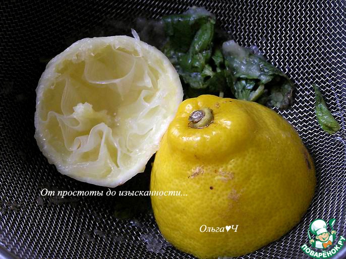 Дынный лимонад с мятой