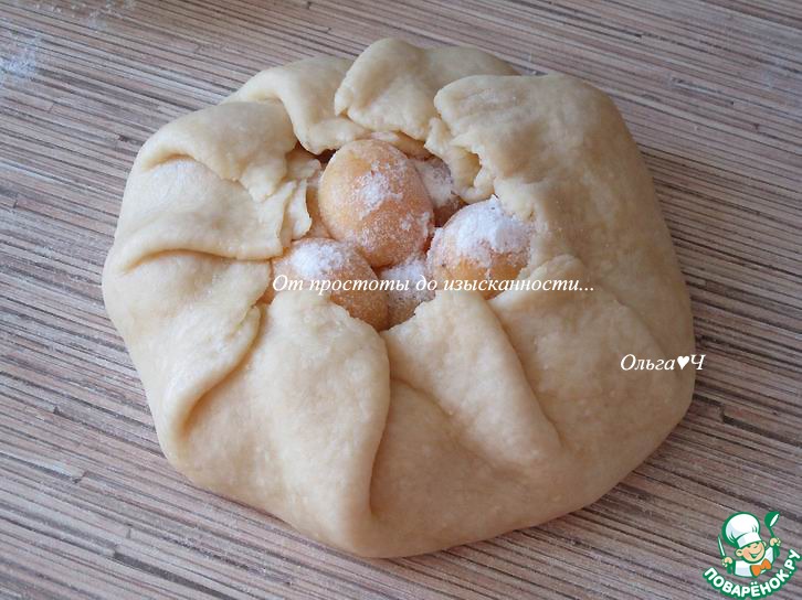 Галета с абрикосами и сливами