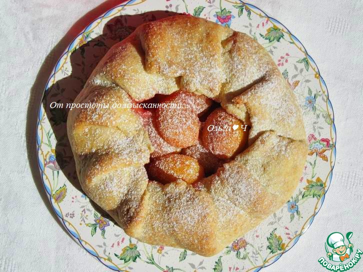 Галета с абрикосами и сливами
