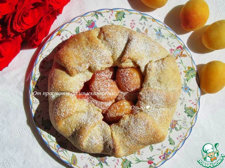 Галета с абрикосами и сливами