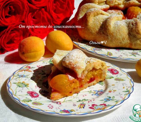 Галета с абрикосами и сливами