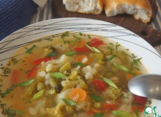 Летний овощной суп