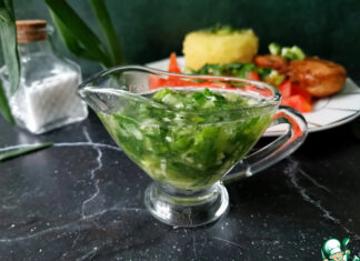 Луковая салатная заправка