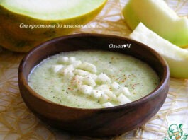 Огуречный гаспачо с дыней