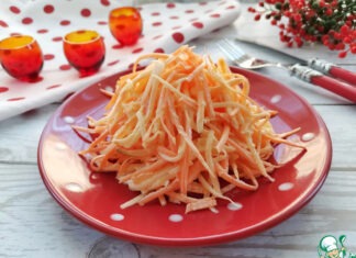 Овощной салат «Рассвет»