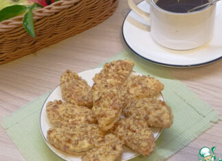 Печенье с джемом и орехами