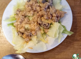 Печёный нут с тахинной заправкой