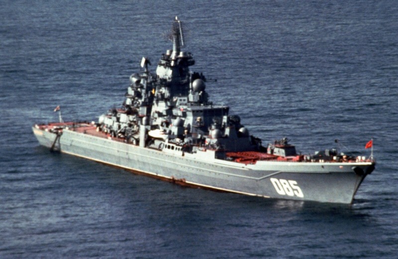 РосСМИ: Самый мощный российский надводный корабль вышел в море на испытания