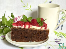 Шоколадный пирог с маскарпоне