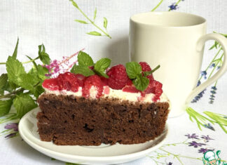 Шоколадный пирог с маскарпоне