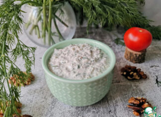 Сметанно-ореховый соус