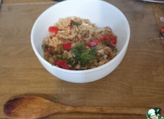 Тайский рисовый салат