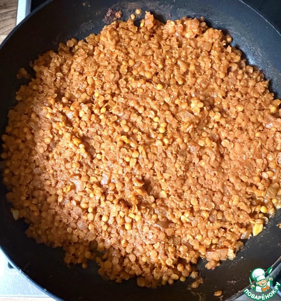 Турецкая паста с чечевицей
