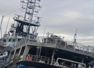 В Санкт-Петербурге пошел на дно новый военный буксир «Капитан Ушаков»