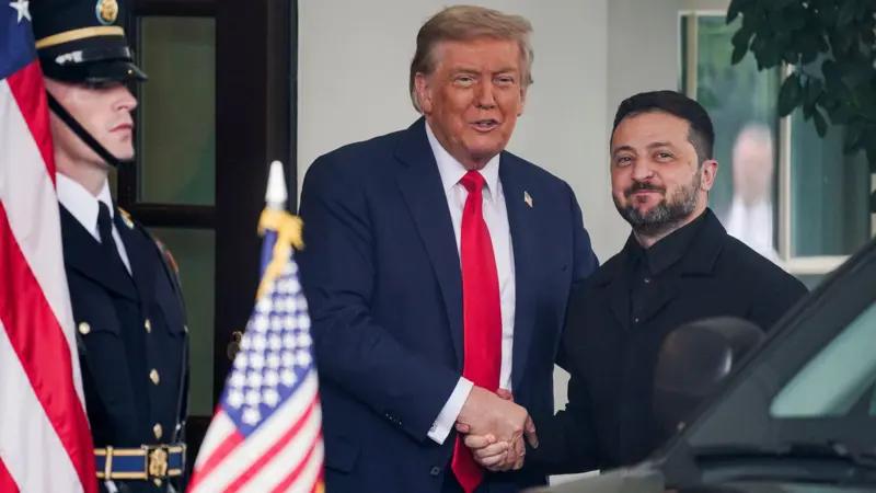 WP: Зеленский поблагодарил Трампа 11 раз за 4,5 минуты во время встречи в Белом доме