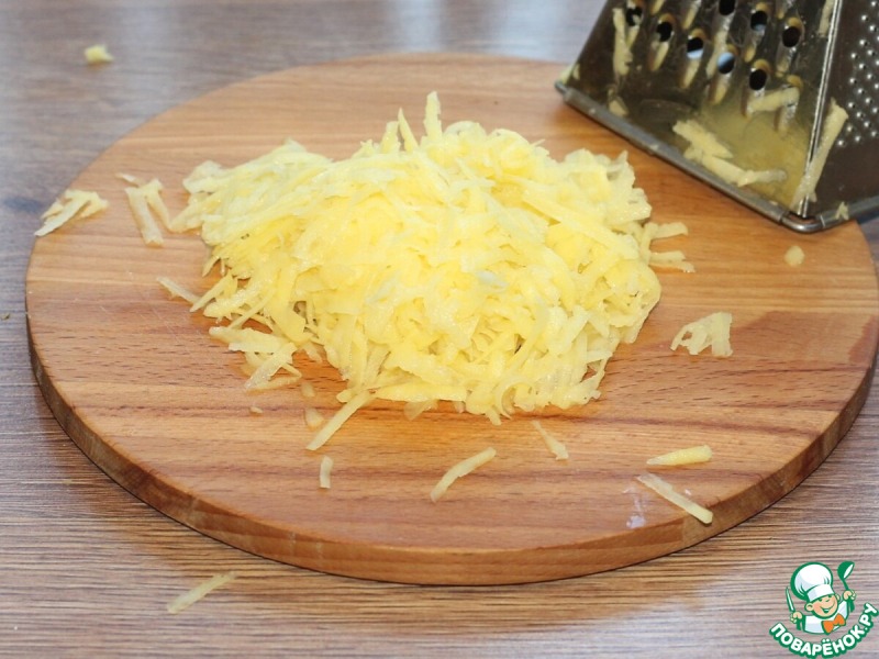 Запеканка с картофелем, кабачками, мясным фаршем
