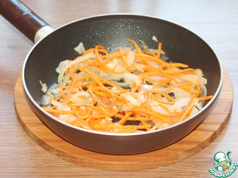 Запеканка с картофелем, кабачками, мясным фаршем