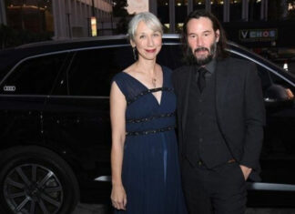 61-летний Киану Ривз тайно женился на художнице Александре Грант