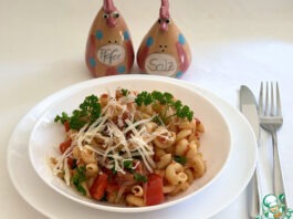 Быстрая сковорода «Паста с чоризо»